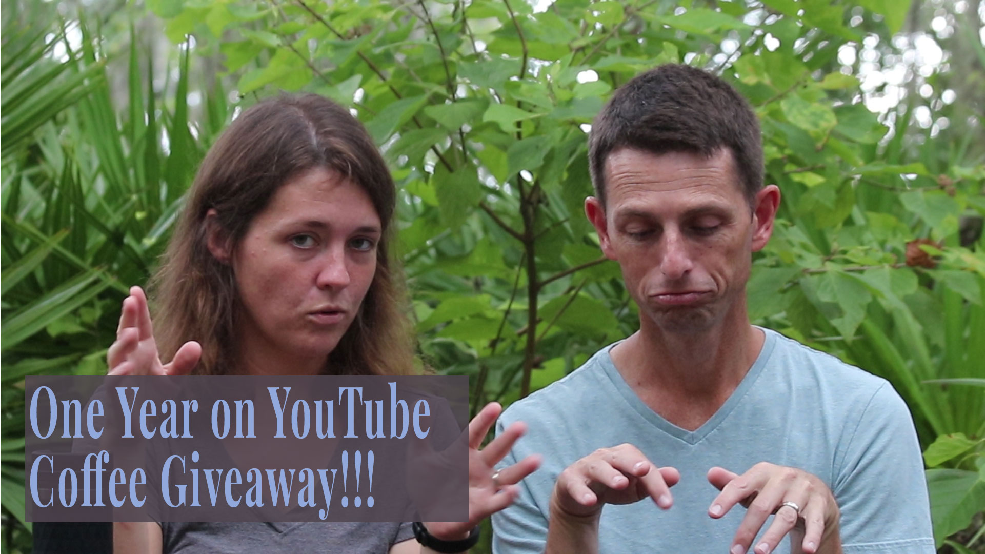 Video thumbnail for the one year on youtube anniversary giveaway.