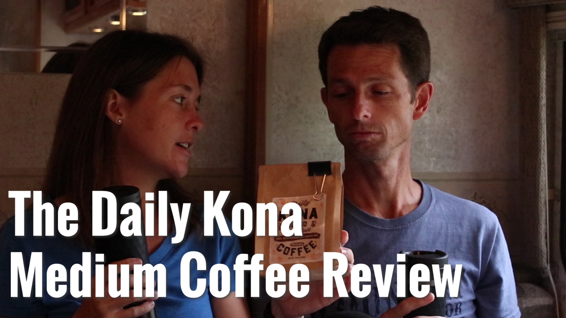 Video thumbnail for the daily kona medium coffee review